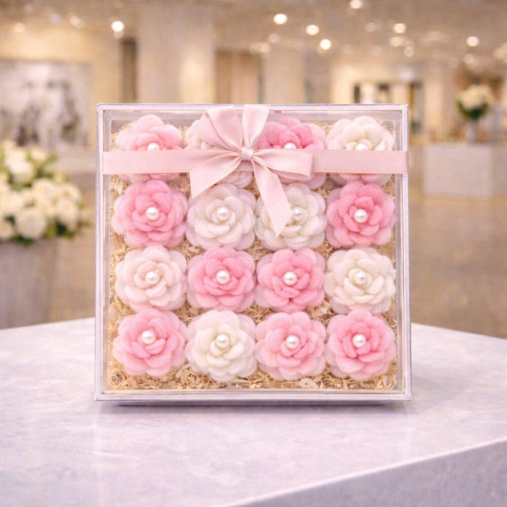 Handmade Felt Alpaca Roses – Luxury Artisan Collection